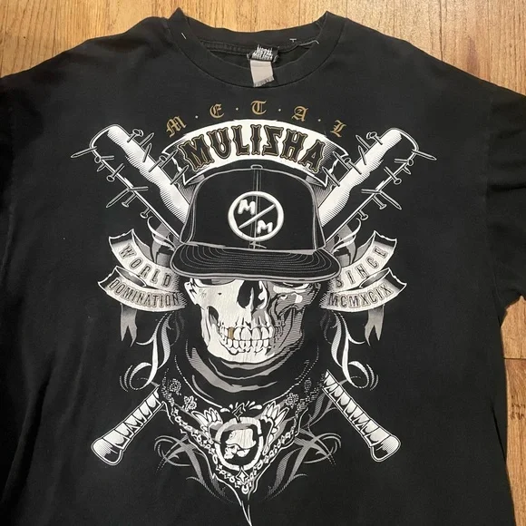 Black Graphic T-Shirt for Men - Picture 2 of 5